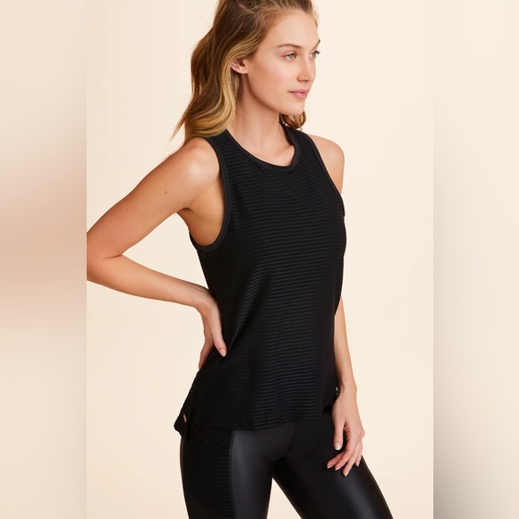 Alala Mirage Tank Black Sleeveless Women's athletic Top - Picture 1 of 10